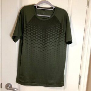 Layer 8 Qwick-Dry Men's T-Shirt Athletic Sports Casual Top Size XL